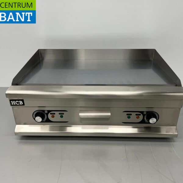 HCB RVS Grillplaat Bakplaat Chroom bakplaat 75 cm 400V Horeca